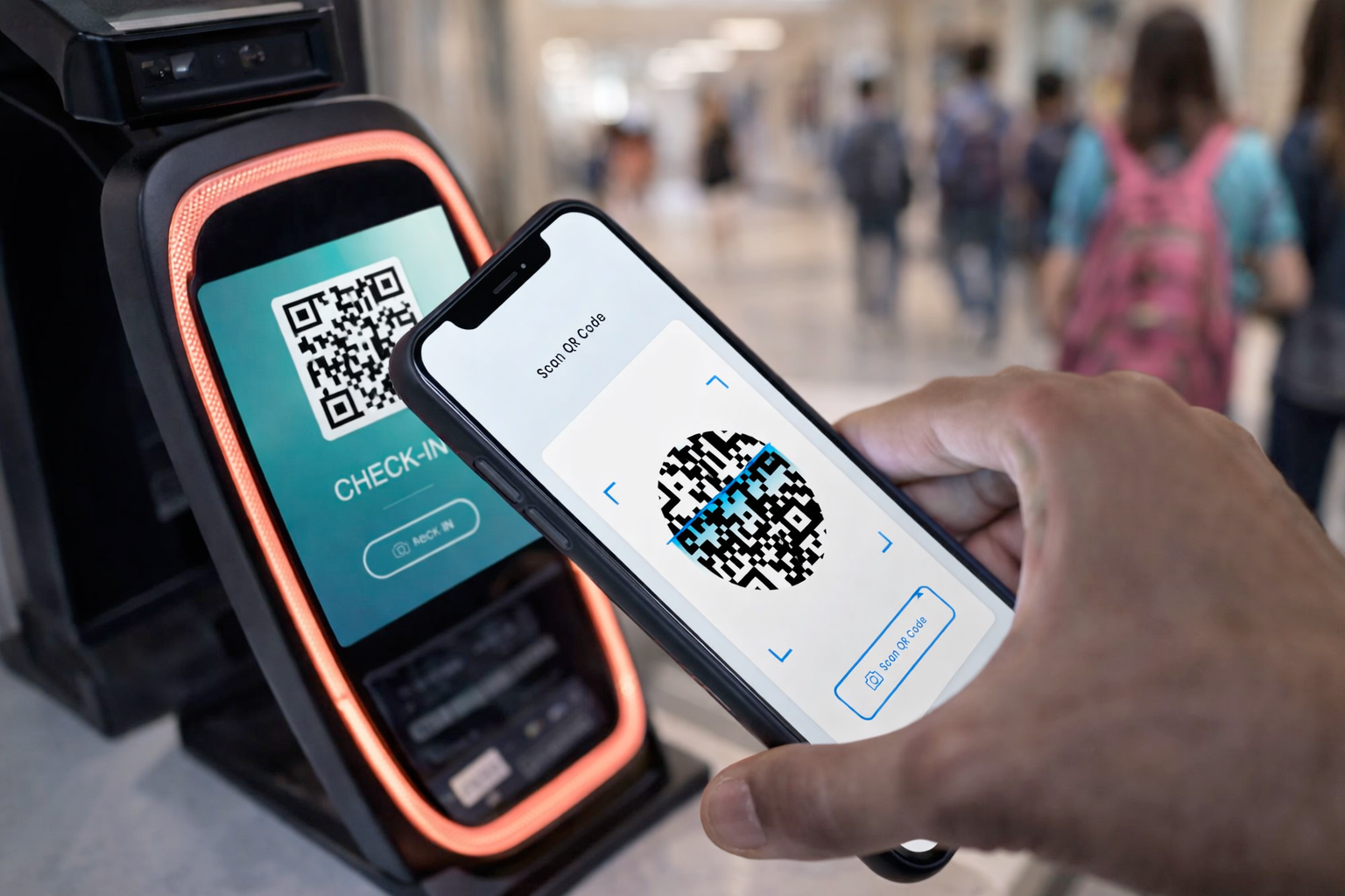 Product packaging QR code scan